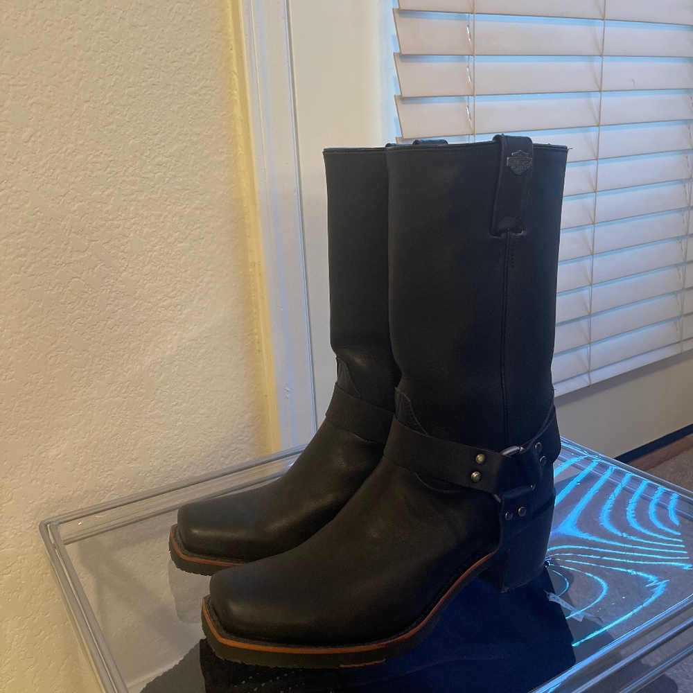 Harley-Davidson Black Combat & Moto Boots